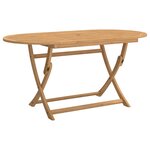 vidaXL Ensemble à manger de jardin 9 Pièces bois d'acacia solide