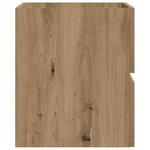 vidaXL Armoire de salle de bain chêne artisanal bois d'ingénierie