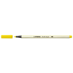 Feutre pinceau Pen 68 brush  jaune citron STABILO