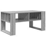 vidaXL Table basse Gris Sonoma 92 x 49 5 x 45 cm Bois d'ingénierie