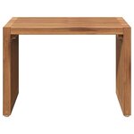 vidaXL Table d'appoint de jardin Marron 50 x 32.5 x 35 cm