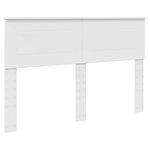 vidaXL Cadre de lit Blanc 160 x 200 cm Bois d'ingénierie