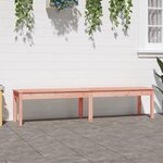 vidaXL Banc de jardin à 2 places 203 5x44x45 cm bois massif de douglas