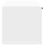 vidaXL Meuble TV mural Blanc 98 x 31 x 30 cm Bois d'ingénierie