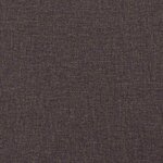 vidaXL Canapé Chesterfield 2 places marron foncé tissu