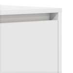 vidaXL Buffet avec tiroir Blanc 120 x 41 x 75 cm Bois d'ingénierie