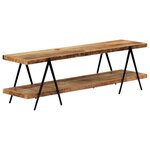 vidaXL Meuble TV 160x40x50 cm Bois solide de manguier