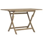 vidaXL Salon de jardin 7 Pièces gris bois de teck solide