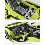 Mould King 10011 - Coffret de construction de modèle de voiture de sport SAI Taureau italien