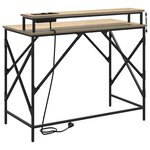 vidaXL Bureau Chêne sonoma 100 x 50 x 86.5 cm Bois d'ingénierie