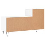 vidaXL Armoire à chaussure Blanc brillant 102x36x60 cm Bois ingénierie