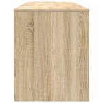 vidaXL Meuble TV chêne sonoma 188 5x41x50 cm bois d'ingénierie