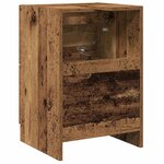 vidaXL Meuble Sous Évier Bois Ancien 40 x 37 x 59 cm Bois d'ingénierie