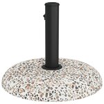 vidaXL Base de parasol   béton multicolore  20 kg  pour poteaux de 37/42/52/58mm