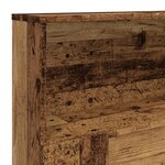vidaXL Armoire de tête de lit vieux bois 180x19x103 5 cm