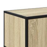 vidaXL Meuble TV chêne sonoma 240x35x41 cm bois d'ingénierie