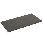 vidaXL Panneaux muraux 12 Pièces Gris foncé 30x15 cm Velours 0 54 m²