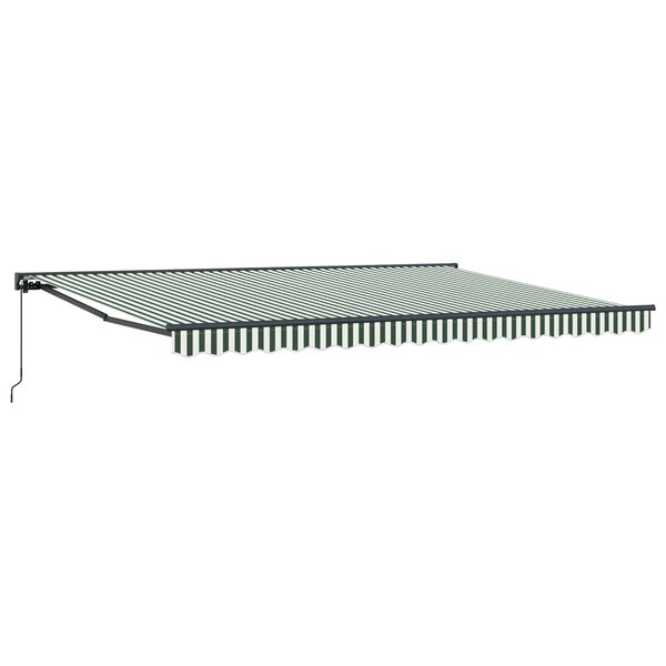 vidaXL Cadre d'auvent Vert et blanc 450 × 300 cm
