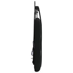 vidaXL Tête de lit suspendue Avec lumière LED Noir Velours