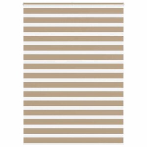 vidaXL Store zèbre marron sable largeur du tissu 150 9 cm polyester