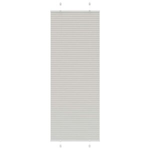vidaXL Store plissé gris clair 75x200 cm largeur du tissu 74 4 cm