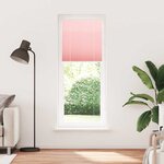 vidaXL Store plissé rose 80x200 cm largeur du tissu 79 4 cm polyester