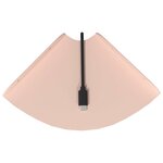 vidaXL Étagère Flottante d'Angle 2 pc Rose 15 x 15 x 2 cm