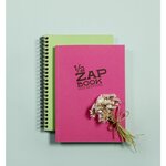 1/2 Zap Book spiralé 80 Feuilles 10 5x14 8 cm 80g CLAIREFONTAINE