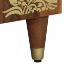 vidaXL Buffet Marron 60 x 33 x 75 cm Bois de manguier massif
