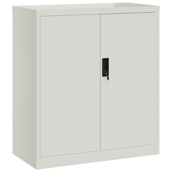 vidaXL Classeur gris clair 79x40x90 cm acier