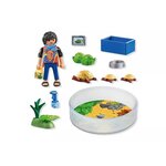 PLAYMOBIL 71748 - My Life Garçon avec famille de tortues dans un terrarium