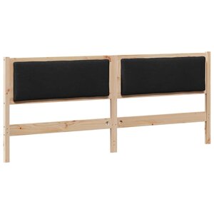 vidaXL Tête de lit Autre Marron 180 cm Bois massif en pin