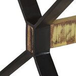 vidaXL Table de salle à manger 160x80x76cm Bois de récupération massif