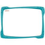 Kit ardoise incassable effaçable à sec 1 face unie / 1 face seyès 20 x 27 cm + 1 feutre + 1 brosse