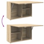 vidaXL Armoire murale de bain chêne sonoma 60x25x40 cm bois ingénierie