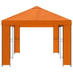 vidaXL Abri de jardin 6 x 3 m Orange Polyester et Acier 190