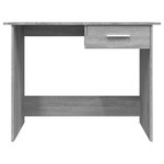 vidaXL Bureau Sonoma gris 100x50x76 cm Bois d'ingénierie