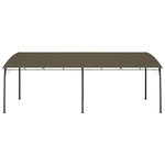 vidaXL Auvent pare-soleil de jardin 6x3x2 55 m Taupe