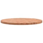 vidaXL Dessus de table Ø90x4 cm rond bois massif de hêtre