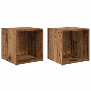 vidaXL Meuble TV Marron