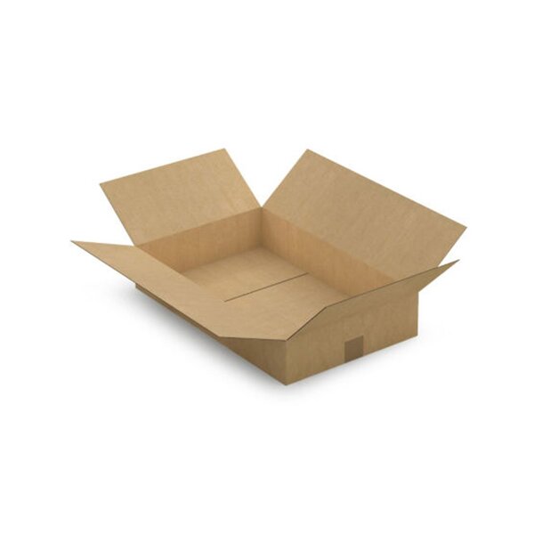 5 cartons d'emballage 55 x 35 x 10 cm - Simple cannelure