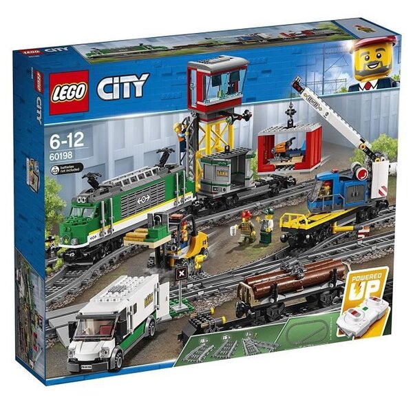 Lego city 60198 le train de marchandises télécommandé