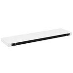 vidaXL Étagère murale flottante 4 Pièces Blanc brillant 90x23 5x3 8cm MDF