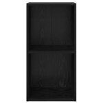 vidaXL Cabinet TV Chêne noir 37 x 37 x 72 cm Bois d'ingénierie
