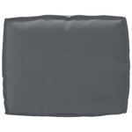 vidaXL Set de coussins de palette 2 Pièces Anthracite 50 x 50 x 12 cm