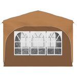 vidaXL Tente de fête pop-up 290 x 290 x 245 cm Beige