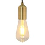 vidaXL Douilles de lampe 2 Pièces bronze E27