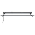 vidaXL Cadre de store rétractable électrique Anthracite 3 x 2 m Acier