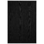 vidaXL Meuble de salle de bain en deux pièces Céramique Noir