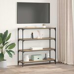 vidaXL Bibliothèque Chêne artisanal 100 x 33 x 100 cm